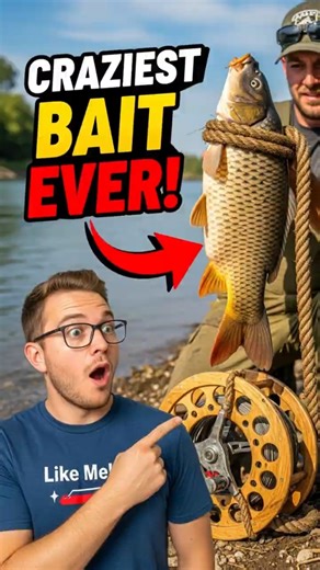 THE WILDEST BAIT EVER! Catching big fish with a 4 kg carp bait #fishing #fishbait