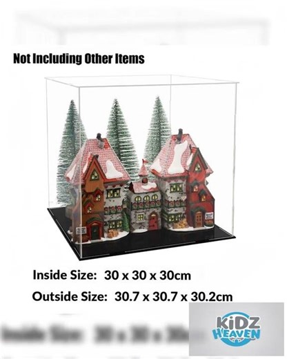 30x30x30CM Acrylic Display Case Dustproof Box Action Figure Model Car Collection