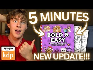 NEW AI Creates FULL Coloring Books you can sell on Amazon KDP (NEW UPDATE)