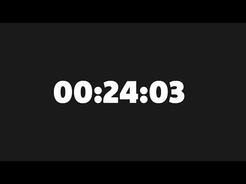 24 Minute 3 Second Timer - (1443/36,000)