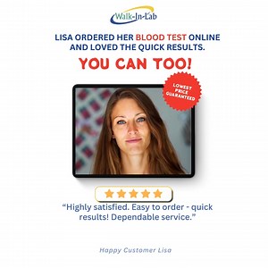 Lisa loved her experience at Walk-In Lab. #walkinlab #labtests #medicaltests #bloodtests #5starreview | Walk-In Lab