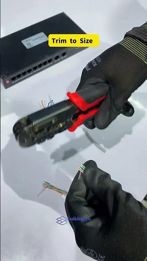 Learn cat 6 cable crimping made easy #networking #crimping #diy #cable cat 6