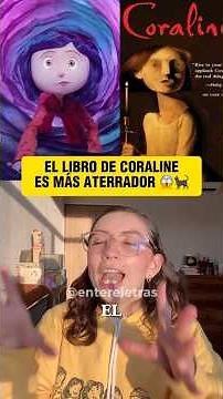 The Coraline book is scarier than the movie 😱🐈‍⬛ #coraline #books