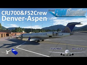 CRJ700&FS2Crew | Denver-Aspen | Real Airline Pilot