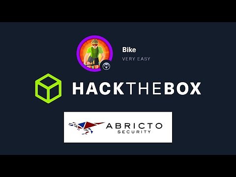 Hack The Box Starting Point – Bike walk-through
