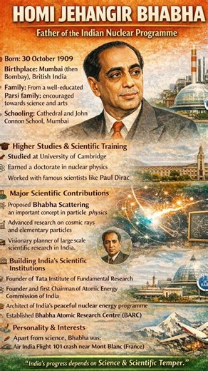 Homi Jehangir Bhabha Biography #biographyofindianscientist #biography @akhileshatudyvanjan