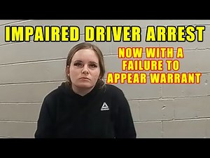 Bodycam DUI Arrest - Speeding 22-Year-Old Woman Arrested for Driving Impaired