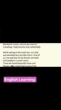 English Learning Lesson 1 | Read, Write and Learn English | Vocabulary, Grammer, Pronunciation