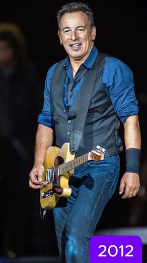 Bruce Springsteen Then vs Now | The Boss at 76 Still Rocking! #theevolutionoficoniclegends #music