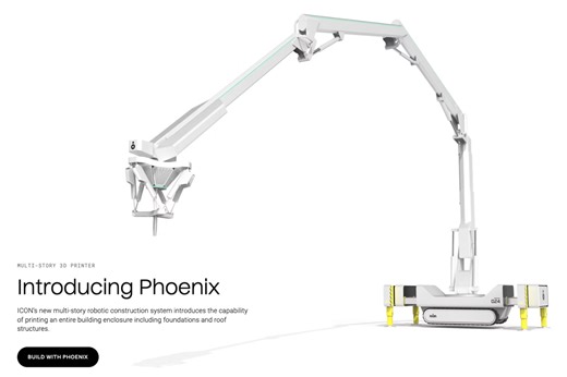 テキサス発・新型建設用3Dプリンター「フェニックス」が登場 ― ICON社 | 業務用3Dプリンターのポータルサイト ShareLab – ShareLab NEWS