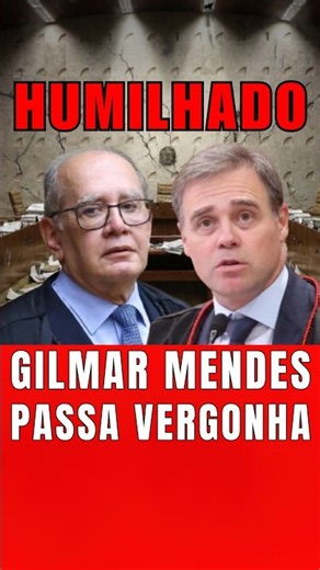 GILMAR MENDES É HUMILHADO PELO MENDONÇA APÓS SURTAR