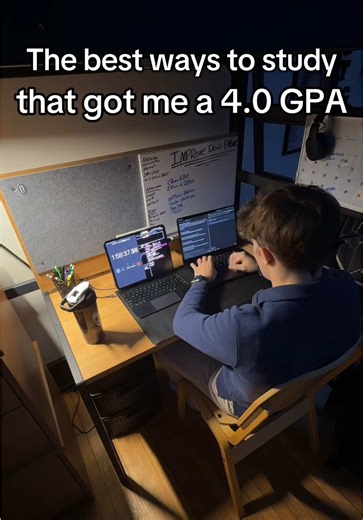 these are the absolutely best ways to study according to science which help me get a 4.0 GPA #studytips #studymethods #studytiktok #studytok #premedstudent
