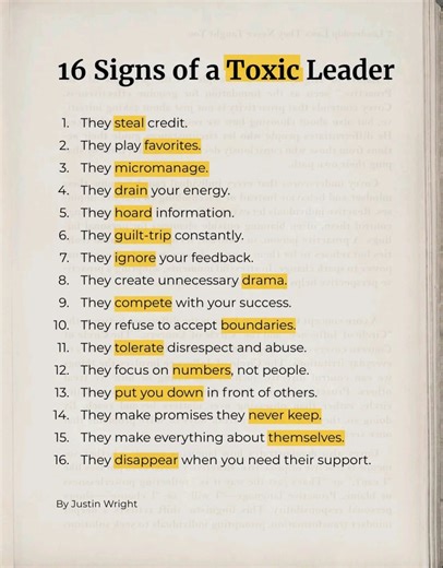 #signs #toxic #leadership #leadershipdevelopment #leadershipskills #toxicleadership #organization #company #employers #workplace | HR & IR Academy