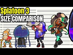 Splatoon 3 - Size Comparison | Characters and Enemies