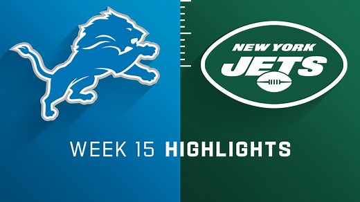 Lions vs. Jets highlights | Week 15