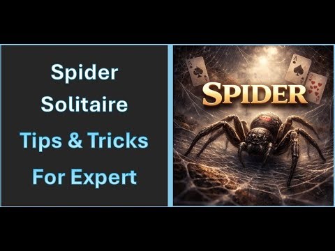 Spider Solitaire Tips & Tricks for Mastering Expert to Grandmaster - 4 Suits