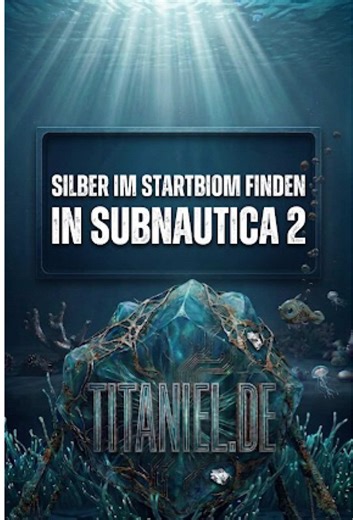 Wo findet ihr im Startbiom ganz einfache eine sichere und schnelle Quelle für Silber, Quarz, Kupfer und Titan? Hier! Für mehr Subnautica 1 und 2 Content lasst ein follow da und kommt gerne rüber zu twitch.tv/TitanielDe #subnautica #twitchgermany #subnautica2
