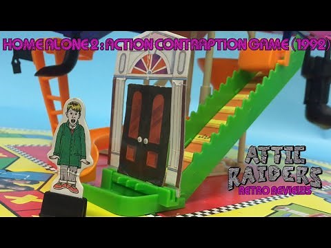 Home Alone 2 Lost In New York Action Contraption (1992) THQ Rube Goldberg 3D Trap Vintage Board Game