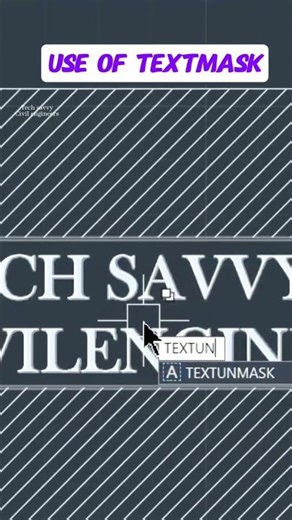 AutoCAD Users MUST Know This TEXTMASK Command! #autocad #ytshorts #viralvideo