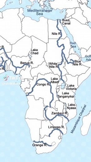 5.7K views · 4 comments | Major rivers in Africa. Source: TikTok #powerofafrica #aboutafrica #discoverafrica | Power Of Africa | Facebook