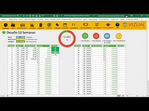 Planilha de Planejamento Financeiro Pessoal e Familiar em Excel - Desafio 52 semanas