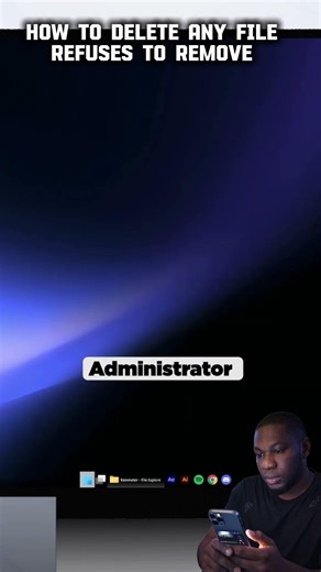 How to delete any file refuses to remove on laptop or pc #Shorts