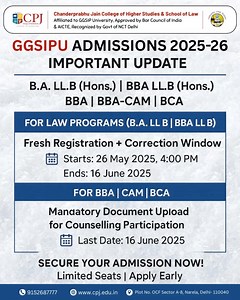  GGSIPU Admissions 2025-26 Update! Get ready to shape your future...