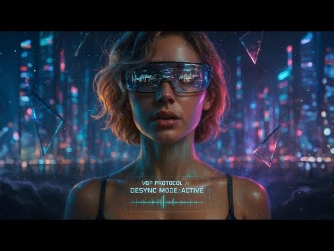 DESYNC — EVE (Visualizer) — VGP // Cyberpunk Synthwave Type Beat