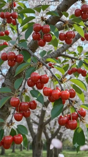 Why Farmers Set Fire Near Thier Cherry Trees🍒? #shorts #cherry #farming #harvesting