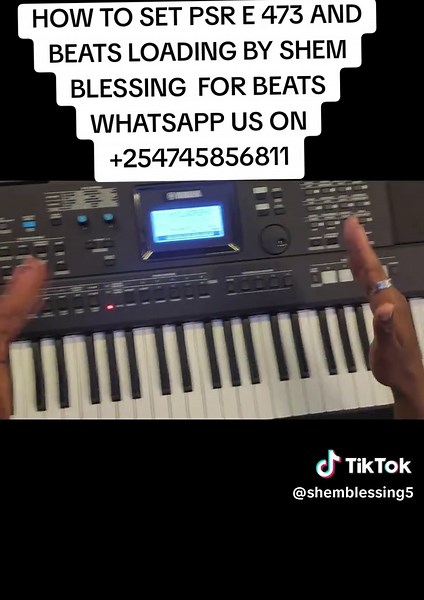 Cómo configurar el PSR E473 y cargar ritmos