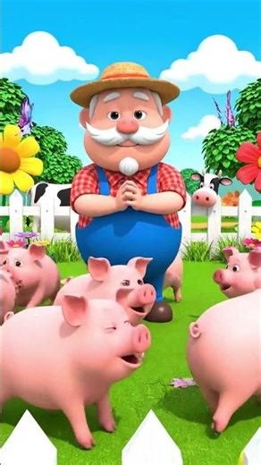 Oink Oink Here and Oink Oink there | Rhymes and Songs for Kids | Farm Sounds | Guess That Moo Game