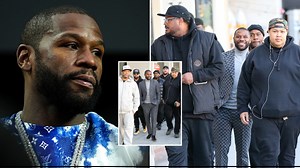 Floyd Mayweather yells two-word command to 'The Money Team' when ordering them to attack