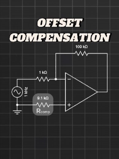 Op-Amp Offset & Compensation: Trim with Null Pins or Rcomp