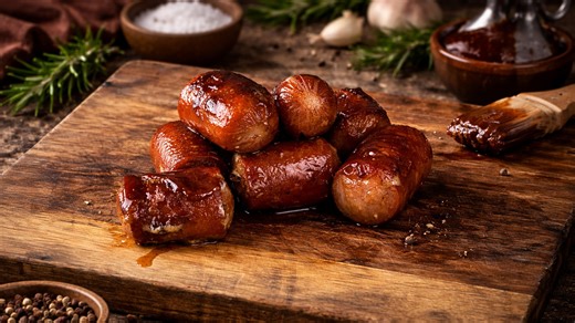 Making burnt ends with classic hot dogs