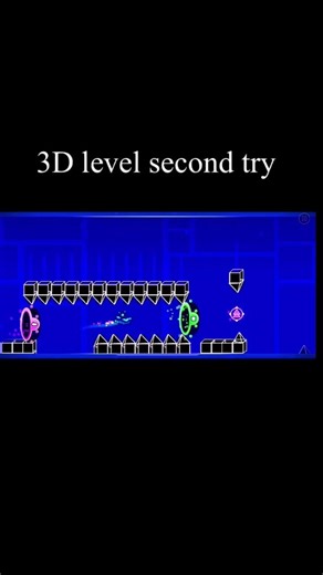 Making a 3D level v.2 in geometry dash