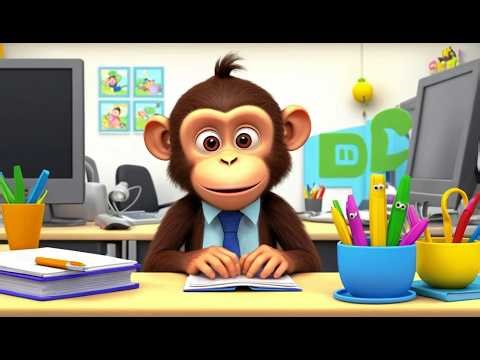 Monkey Boss Fires His Secretary Adventure | Funny and Fun Kids Nursery Rhyme Animation