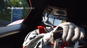 Playseat® Trophy Logitech G Edition Lightweight Carbon Quality Steel Racing Simulator Cockpit, Grey