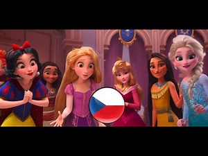 Vanellope meets the Disney Princesses (Czech) | RALPH BREAKS THE INTERNET