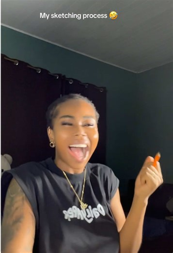 And this is how it is sometimes when i sketch my designs, other times it’s cold with a blanket over me and slow sabrina claudio playing in the background. Today it’s King Promise 😂 with a little bit of passion. #fashiondesigner #fashiondesignerlife #sketchingprocess