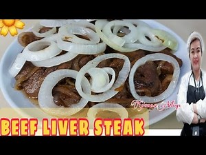 BEEF LIVER STEAK recipe | How to cook beef liver steak | Gianna Vlogs