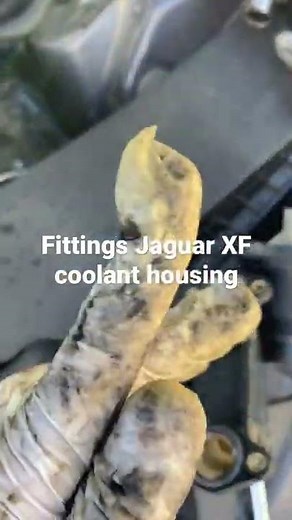 Jaguar XF coolant housing fitting remove expansion bottle throttle body /EGR pipes Etc