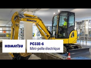 Komatsu PC33E-6 Mini-pelle électrique