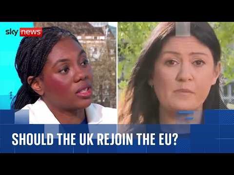 Nandy and Badenoch asked about rejoining EU following Streeting comments