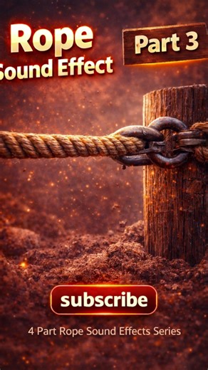 Rope Sound Effect | Realistic Rope SFX Part 3 | High Quality Sound Effects