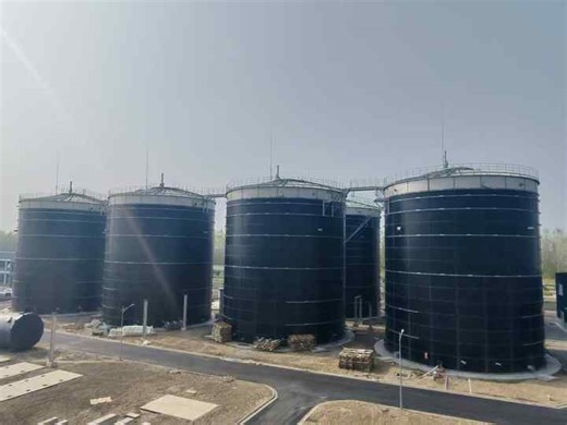 Xinxiang 4500m3 Automatic Biogas Anaerobic Digester Reactor Bolted Steel Fermentation Tank for Anaerobic Processes