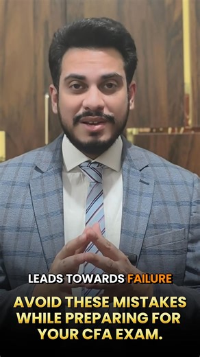 Avoid These Common Mistakes While Preparing for the CFA Exam In this video by Mohsin Azam Khan from Mirchawala’s Hub of Accountancy, key mistakes made by CFA candidates are highlighted along with practical guidance to improve study strategy, time management, and exam performance. 👉 Watch till the end for expert CFA preparation insights #CFAExam #CFAPreparation #CFAMistakes #MohsinAzamKhan #Mirchawala #CFAStudents #FinanceProfessionals | Mirchawala's Hub of Accountancy