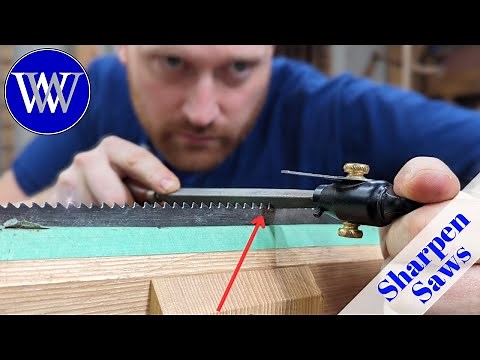 How To Sharpen A Hand Saw | Rip Saw