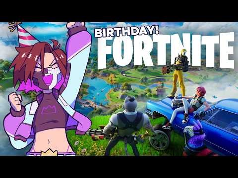 It is my birthday and I am playing Fortnite
