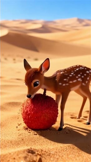 A Deer, a Lychee & the Desert Miracle | Emotional Story That Will Make You Cry #ai #AIStory