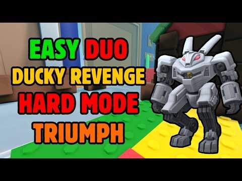 EASY DUO DUCKY REVENGE HARD MODE EVENT | Roblox Tower Defense Simulator